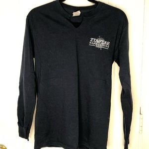 ZTA &SAE dark navy blue long sleeve.